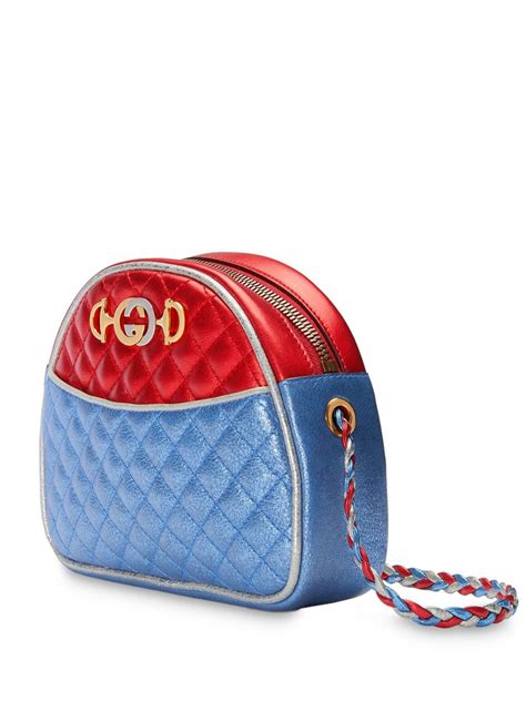 gucci laminated leather mini bag